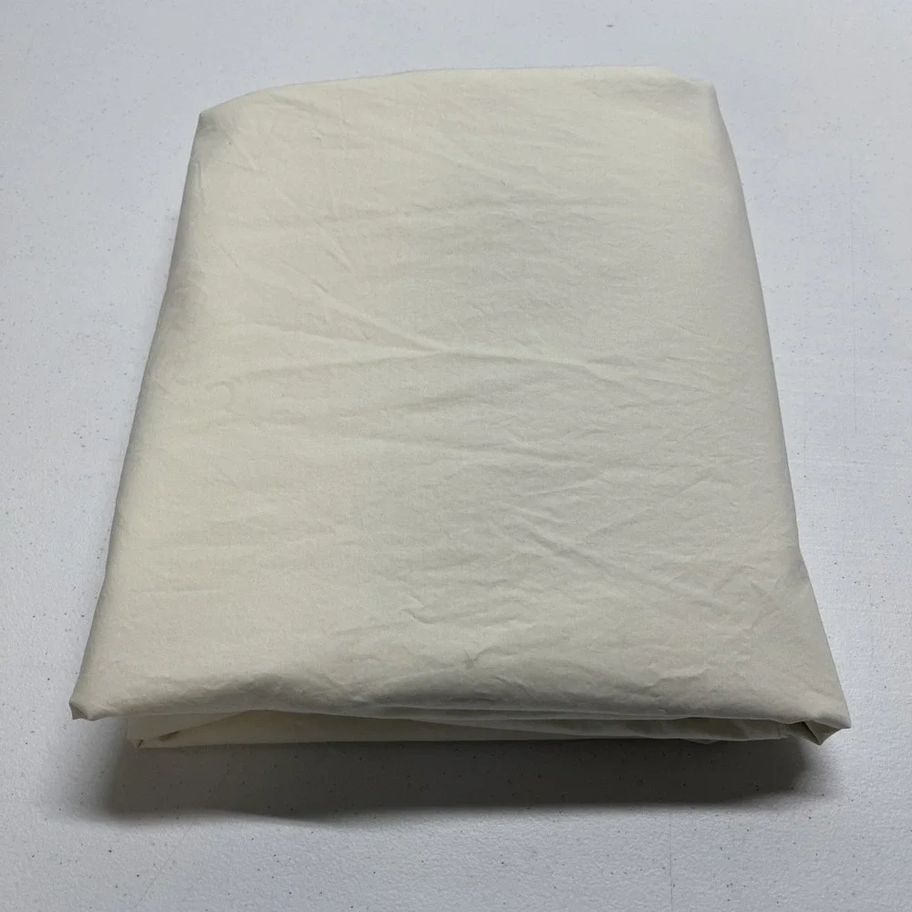 Brooklinen Duvet Cover Ivory White Queen 100% Cotton Percal Classic Comfort